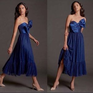 NWT Hutch x Anthropologie midi chiffon gown